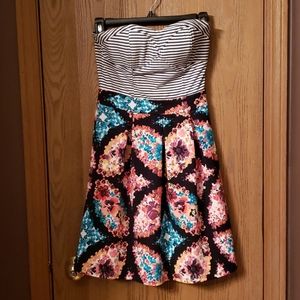 Strapless summer dress